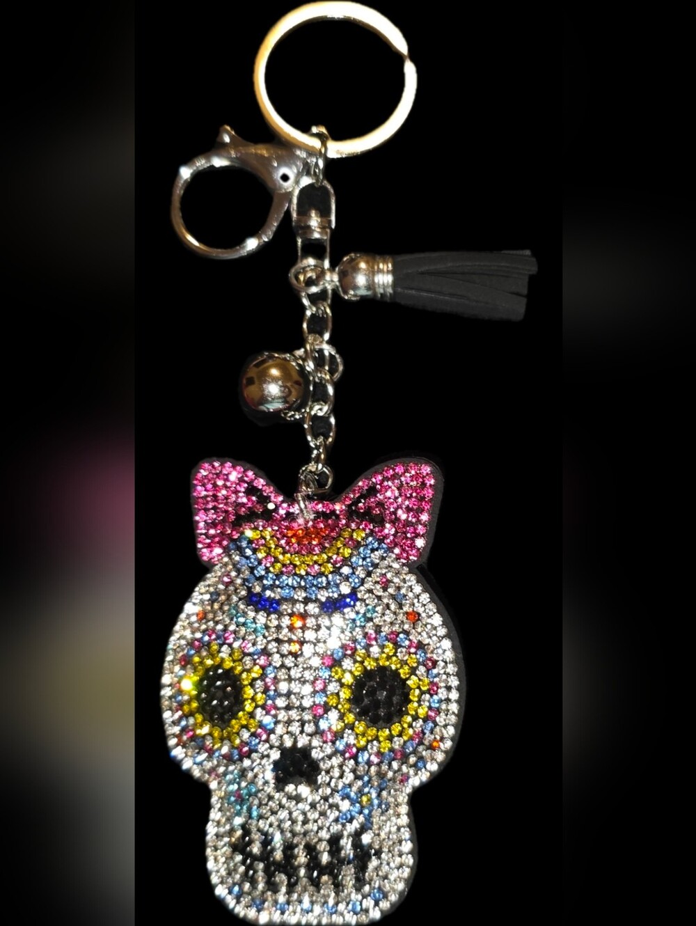Sugar Skull Keychain/Bag Charm
